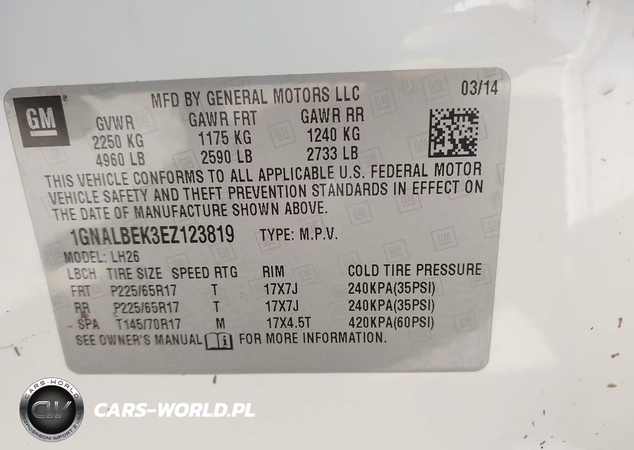 2014 Chevrolet Equinox Lt VIN:1GNALBEK3EZ123819 - 9