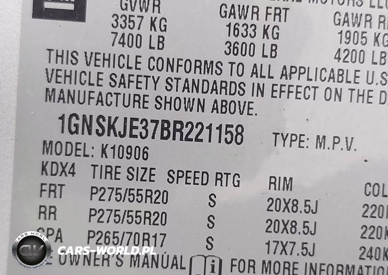 2011 Chevrolet Suburban Lt VIN:1GNSKJE37BR221158 - 9