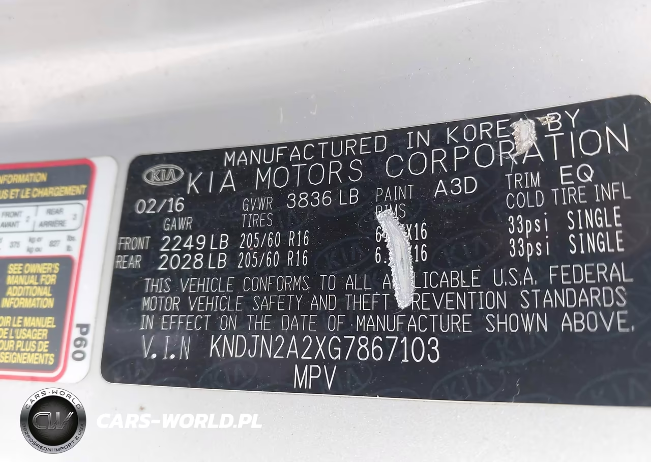 2016 Kia Soul VIN:KNDJN2A2XG7867103 - 9