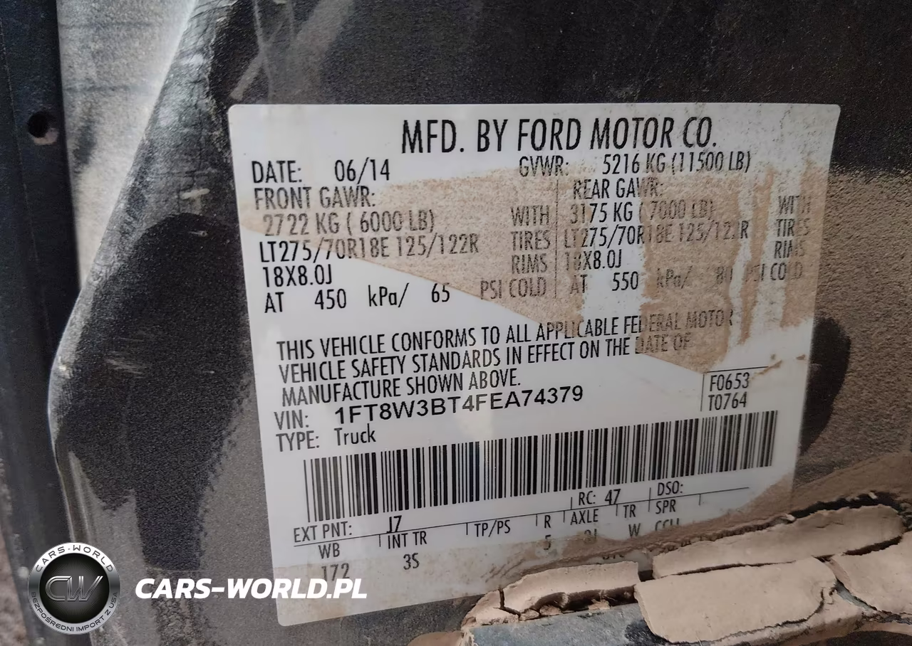 2015 Ford F-350 Xlt VIN:1FT8W3BT4FEA74379 - 9