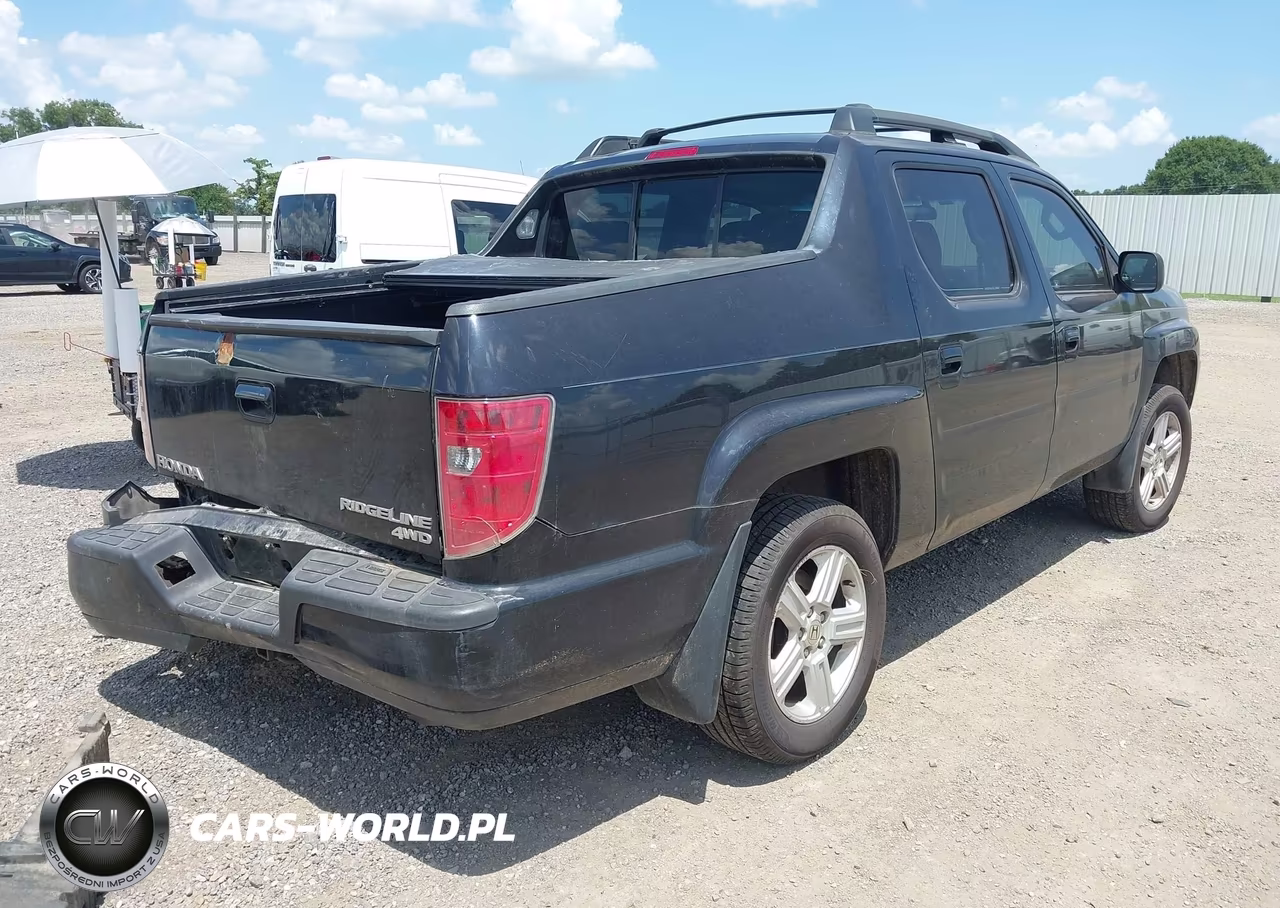 2009 Honda Ridgeline Rtl VIN:5FPYK16519B106727 - 4