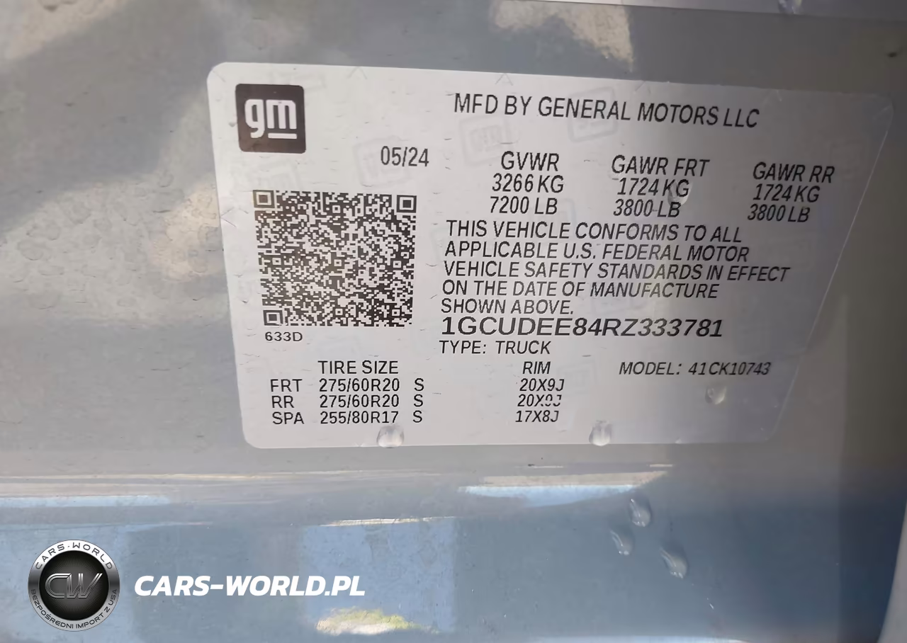 2024 Chevrolet Silverado 1500 4Wd Standard Bed Rst VIN:1GCUDEE84RZ333781 - 9