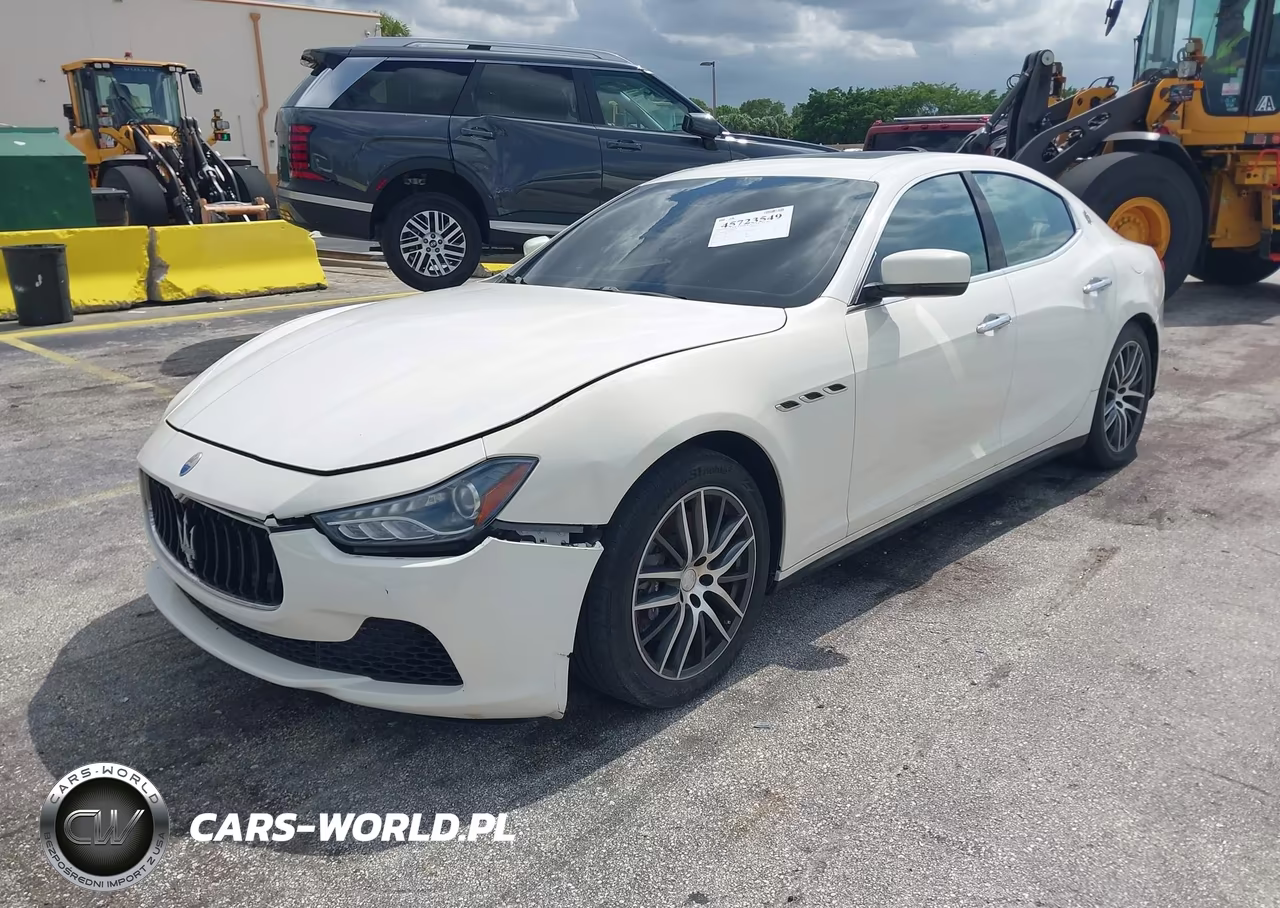 2014 Maserati Ghibli VIN:ZAM57XSA4E1128142 - 2