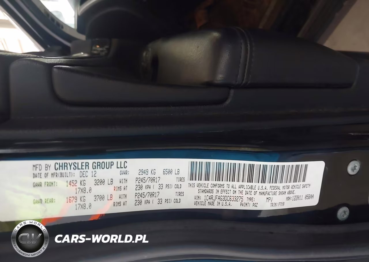 2013 Jeep Grand Cherokee Laredo VIN:1C4RJFAG3DC633275 - 9