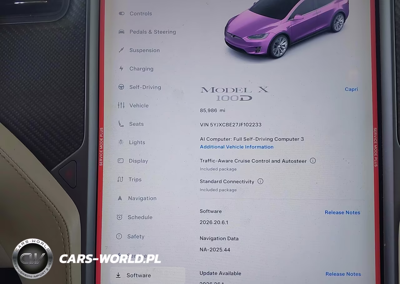2018 Tesla Model X 100D-75D-P100D VIN:5YJXCBE27JF102233 - 7