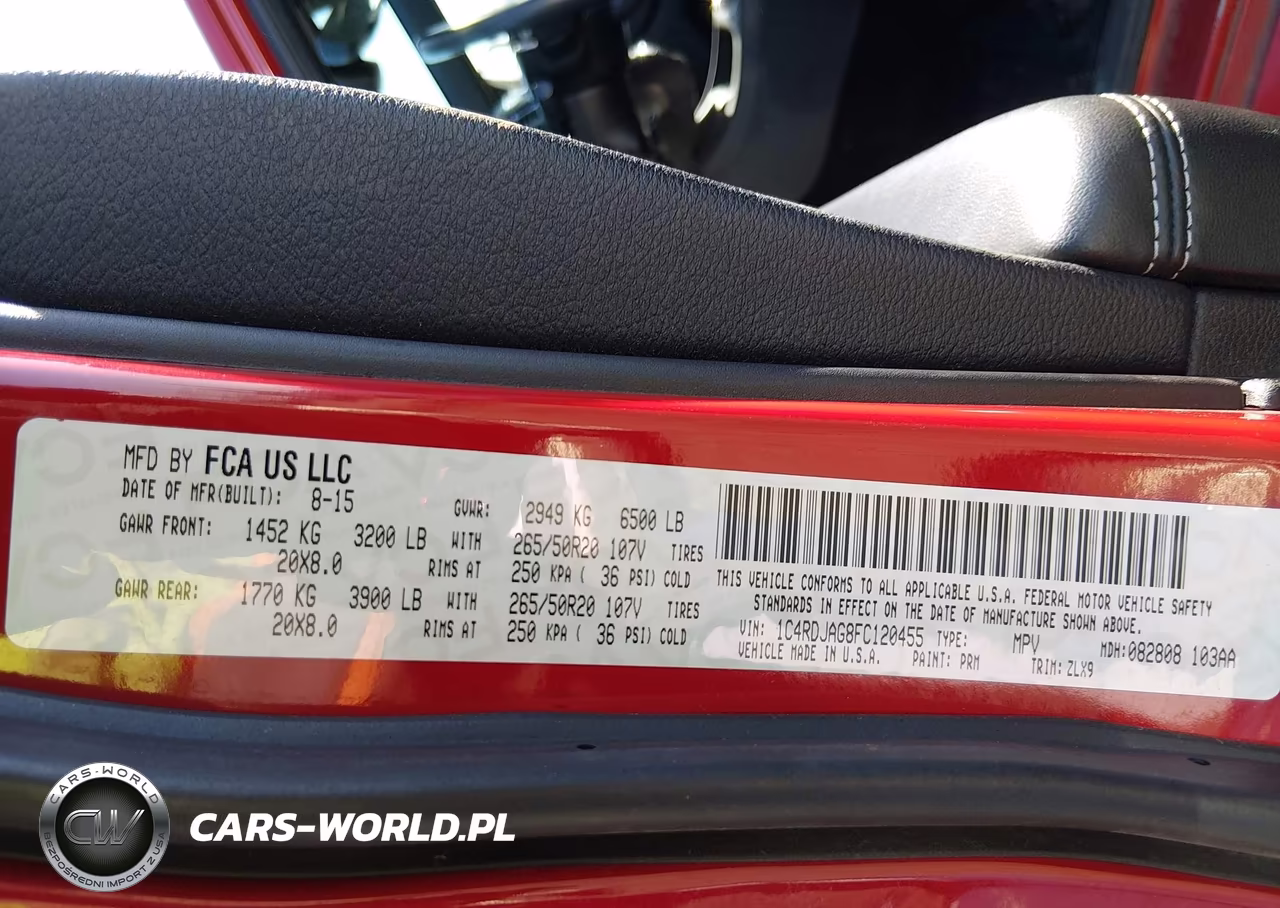 2015 Dodge Durango Sxt VIN:1C4RDJAG8FC120455 - 9