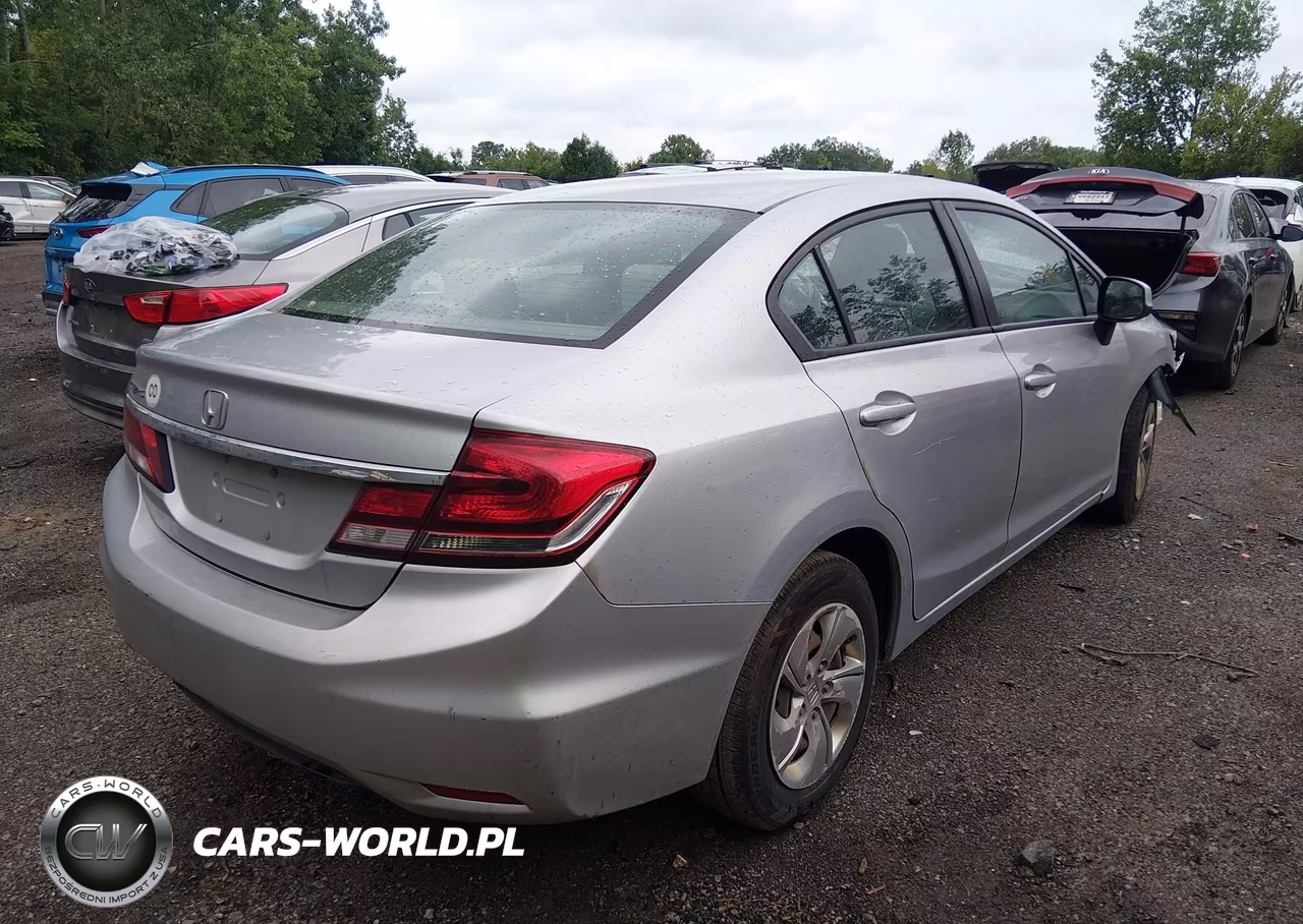 2013 Honda Civic Lx VIN:2HGFB2F54DH546466 - 4