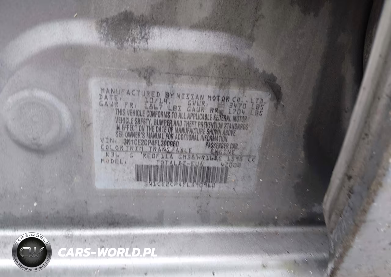 2015 Nissan Versa Note S (Sr)-S Plus-Sl-Sr-Sv VIN:3N1CE2CP4FL390960 - 9