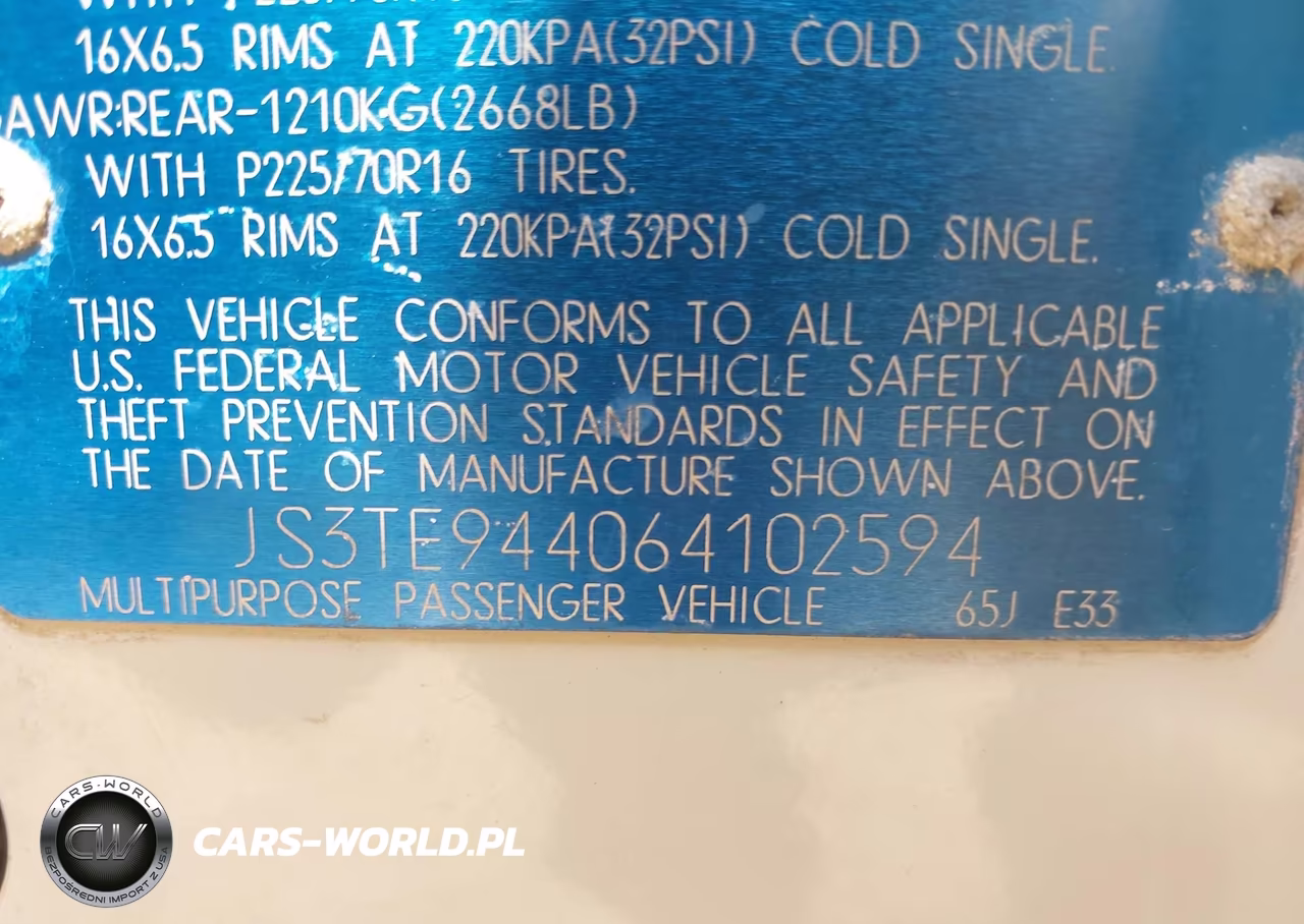 2006 Suzuki Grand Vitara Xsport VIN:JS3TE944064102594 - 9