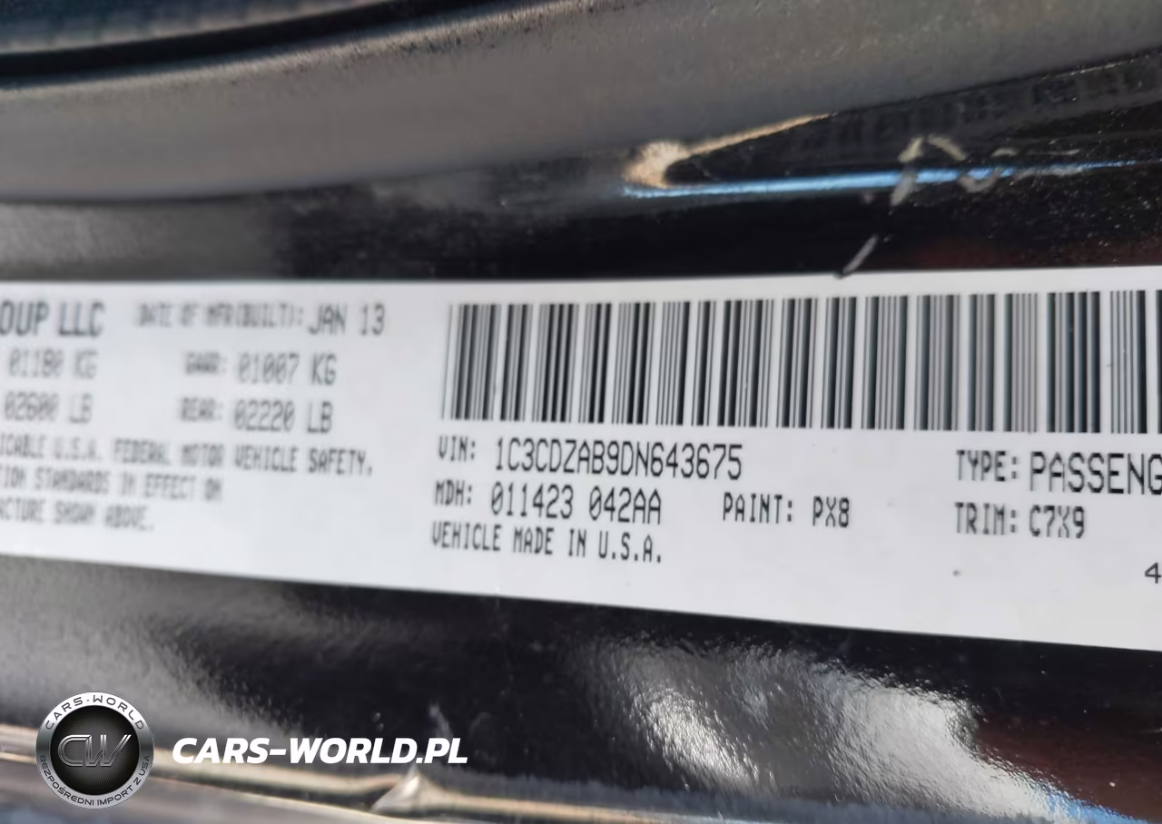 2013 Dodge Avenger Se VIN:1C3CDZAB9DN643675 - 9