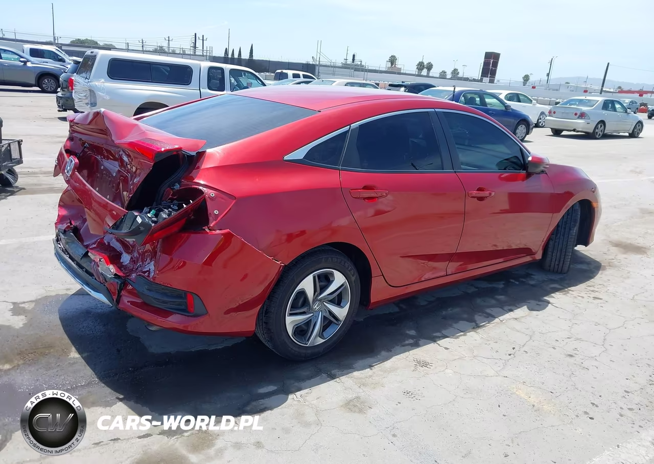 2019 Honda Civic Lx VIN:2HGFC2F64KH508500 - 4