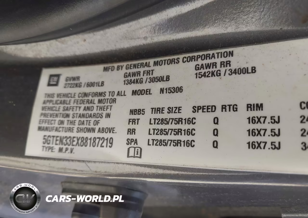 2008 Hummer H3 Suv VIN:5GTEN33EX88187219 - 9