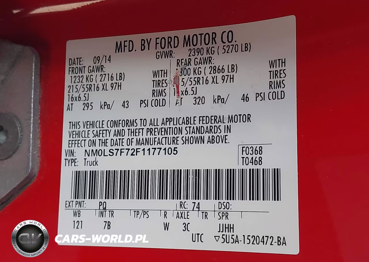 2015 Ford Transit Connect Xlt VIN:NM0LS7F72F1177105 - 9