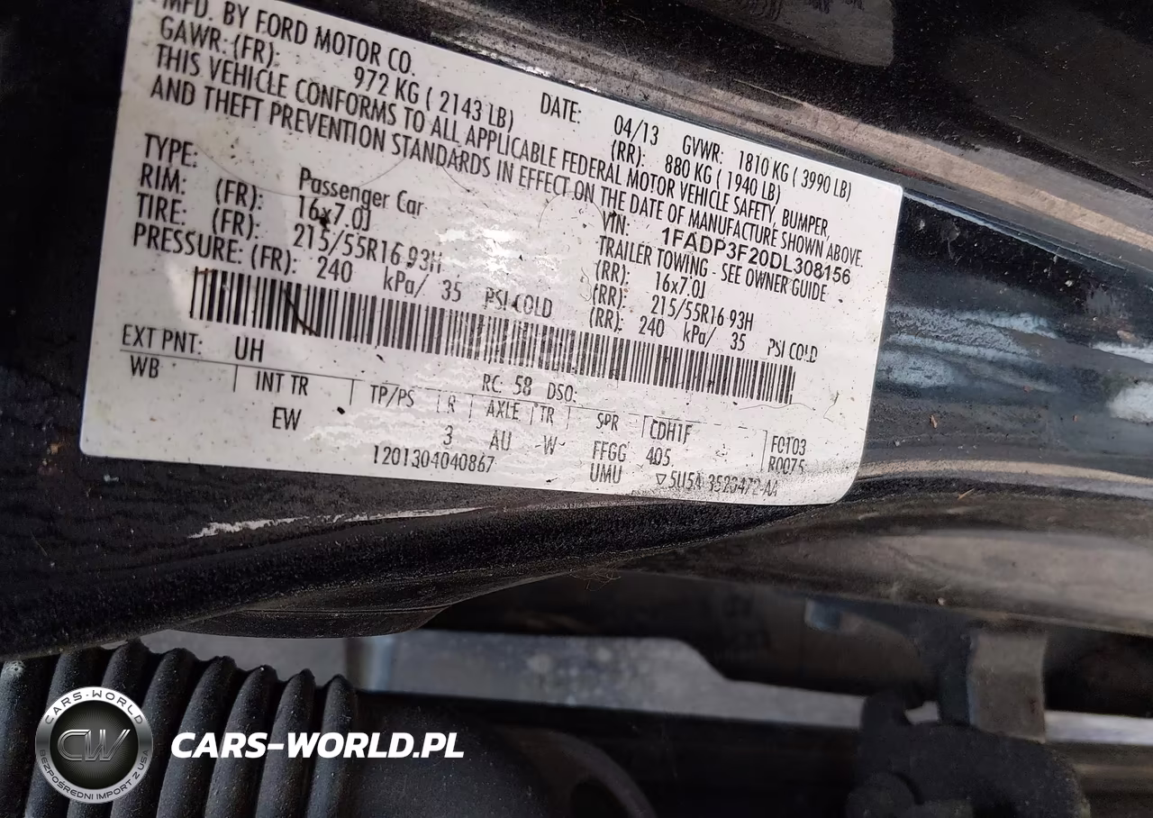 2013 Ford Focus Se VIN:1FADP3F20DL308156 - 9