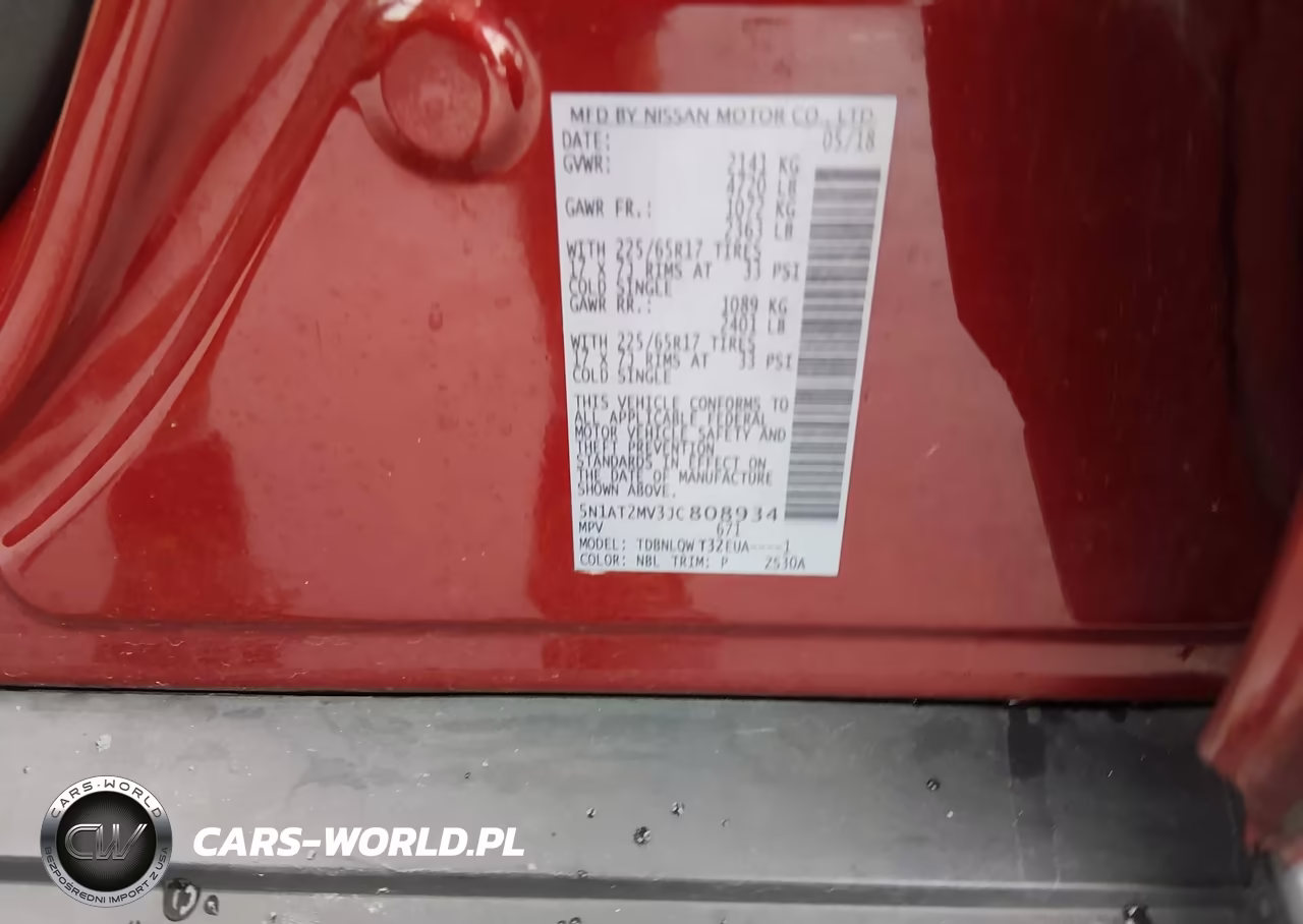 2018 Nissan Rogue Sv VIN:5N1AT2MV3JC808934 - 9
