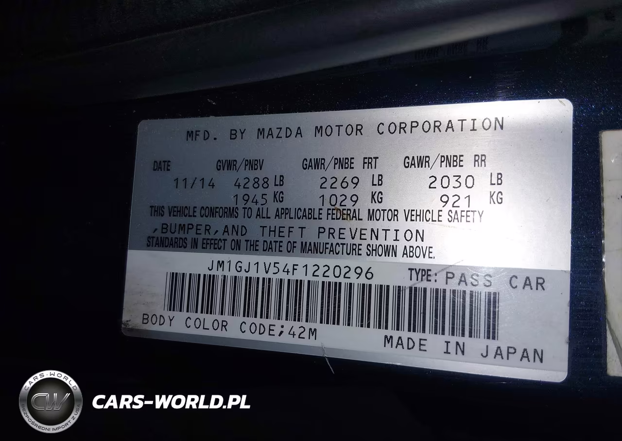 2015 Mazda Mazda6 I Touring VIN:JM1GJ1V54F1220296 - 9