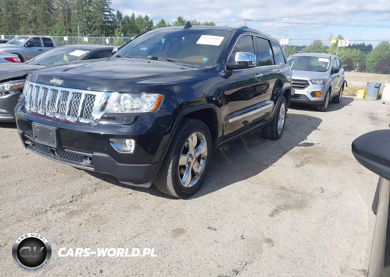 2013 Jeep Grand Cherokee Overland Summit VIN:1C4RJFCG2DC654504 - 2