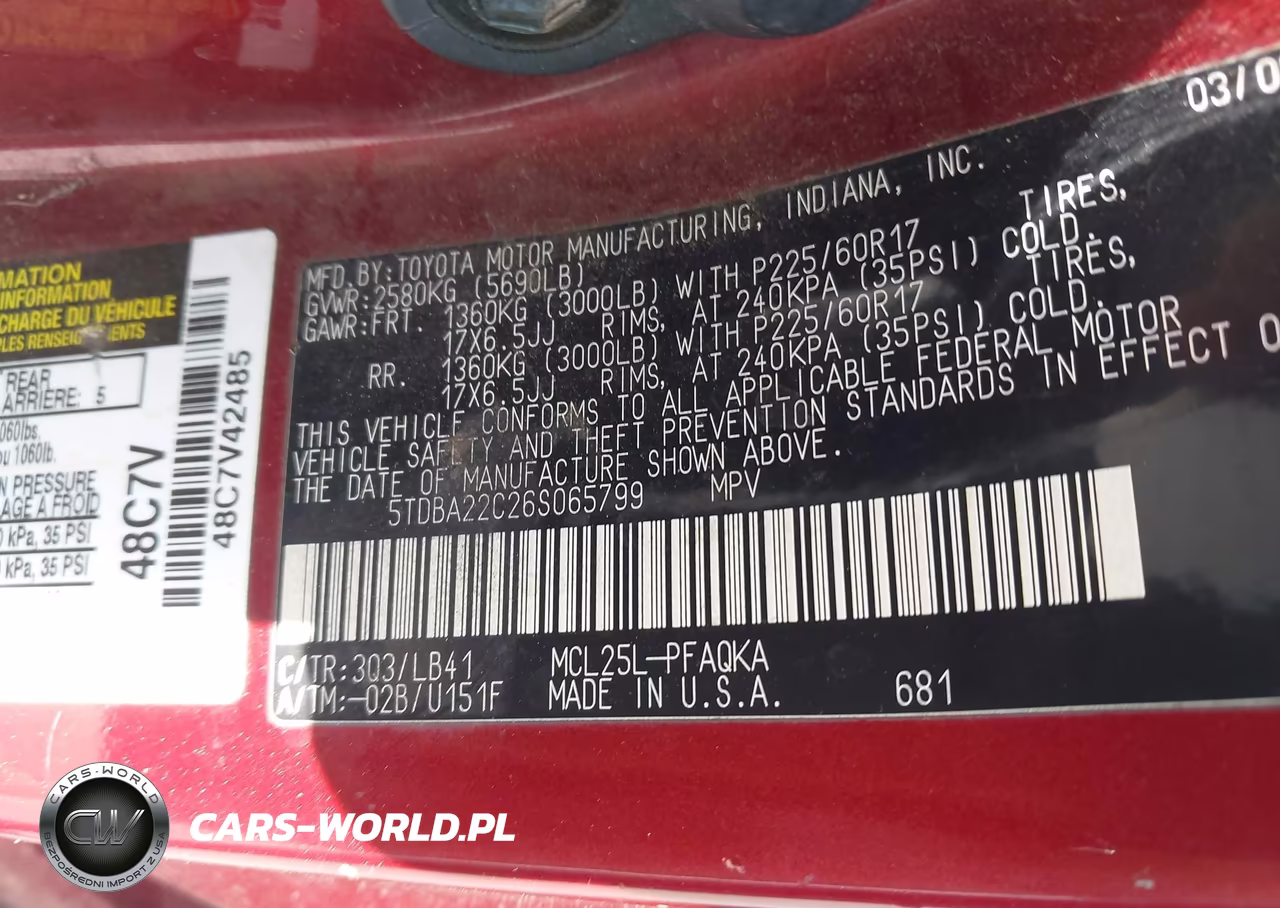 2006 Toyota Sienna Xle Limited VIN:5TDBA22C26S065799 - 9
