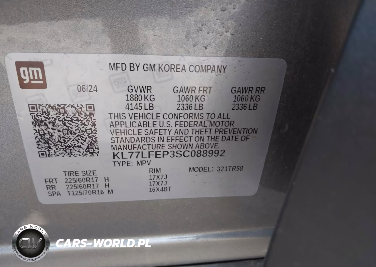 2025 Chevrolet Trax Fwd Ls VIN:KL77LFEP3SC088992 - 9