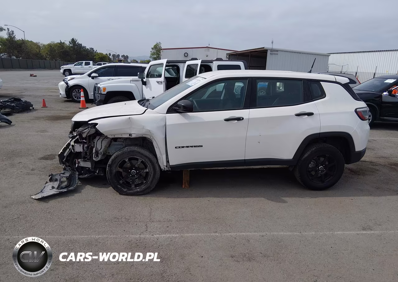 2018 Jeep Compass Sport Fwd VIN:3C4NJCABXJT255182 - 17
