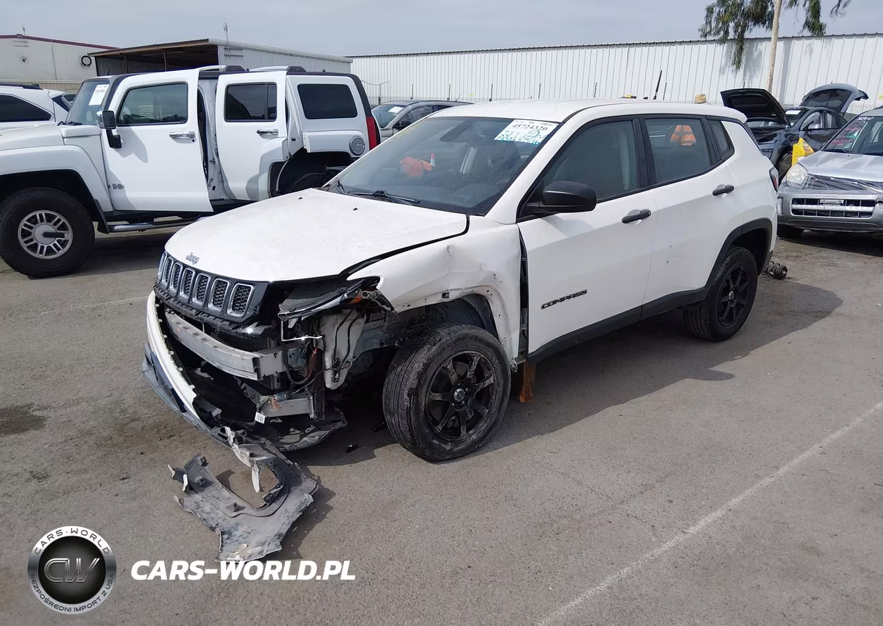 2018 Jeep Compass Sport Fwd VIN:3C4NJCABXJT255182 - 2