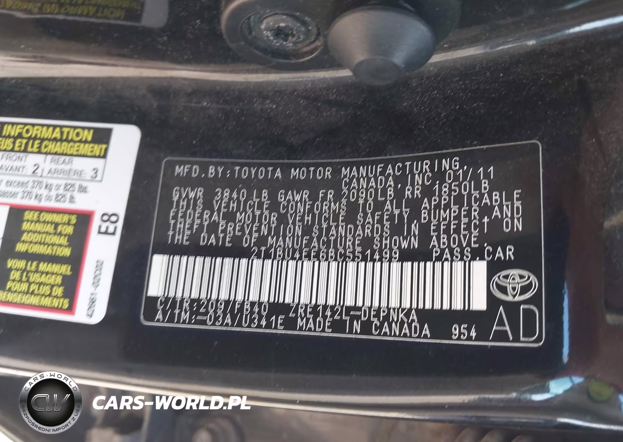 2011 Toyota Corolla Le VIN:2T1BU4EE6BC551499 - 9
