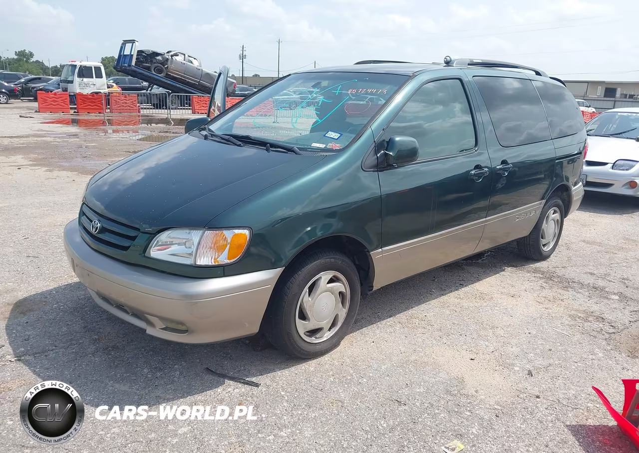 2002 Toyota Sienna Xle VIN:4T3ZF13C72U418569 - 2