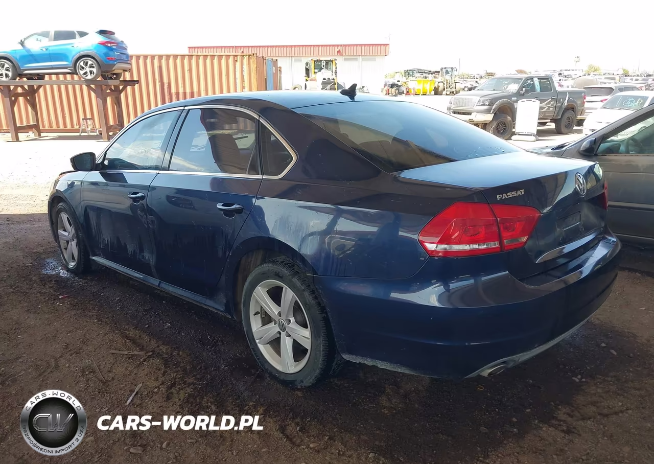 2013 Volkswagen Passat 2.5L Se VIN:1VWBP7A38DC107014 - 3