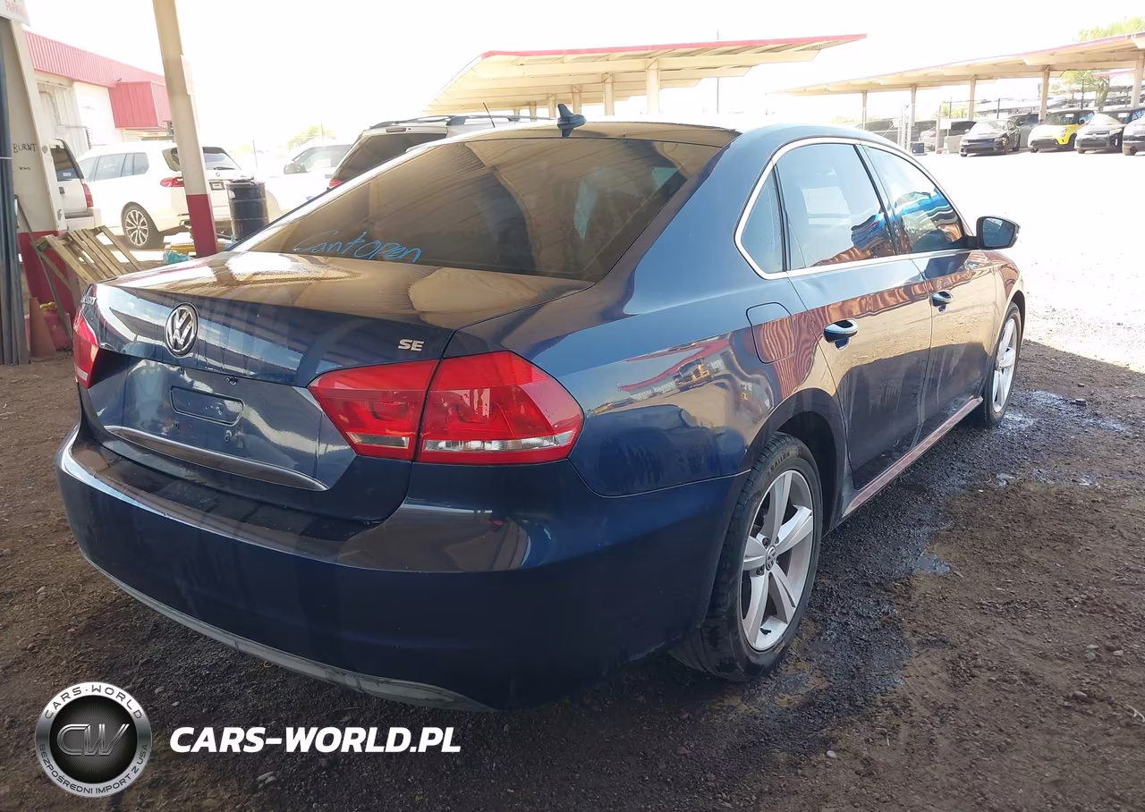 2013 Volkswagen Passat 2.5L Se VIN:1VWBP7A38DC107014 - 4