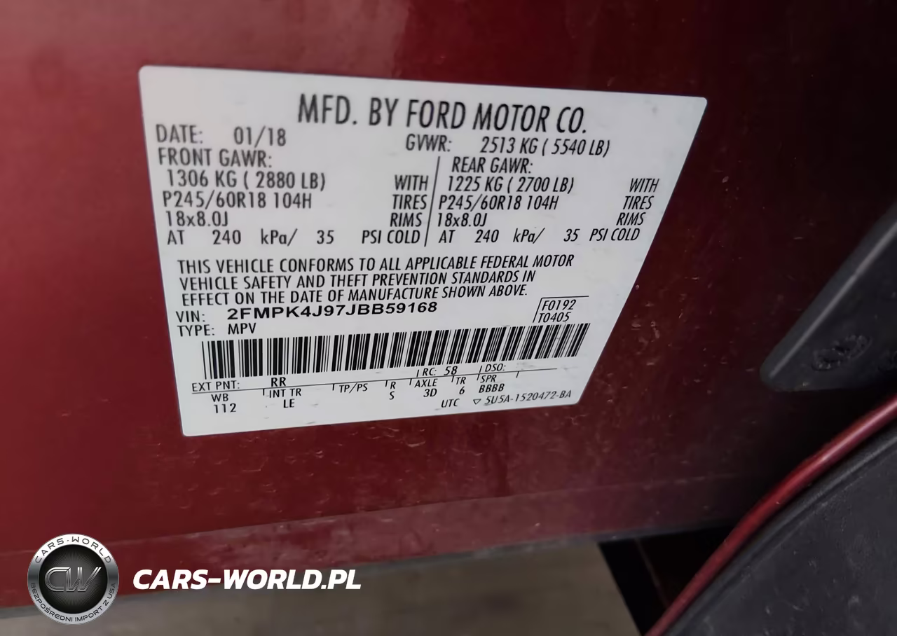 2018 Ford Edge Sel VIN:2FMPK4J97JBB59168 - 9