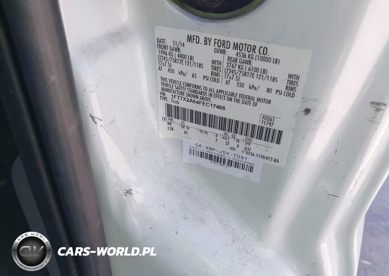 2015 Ford F-250 Xl VIN:1FT7X2A64FEC17488 - 9