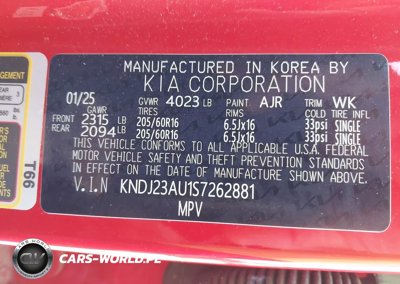 2025 Kia Soul Lx VIN:KNDJ23AU1S7262881 - 6