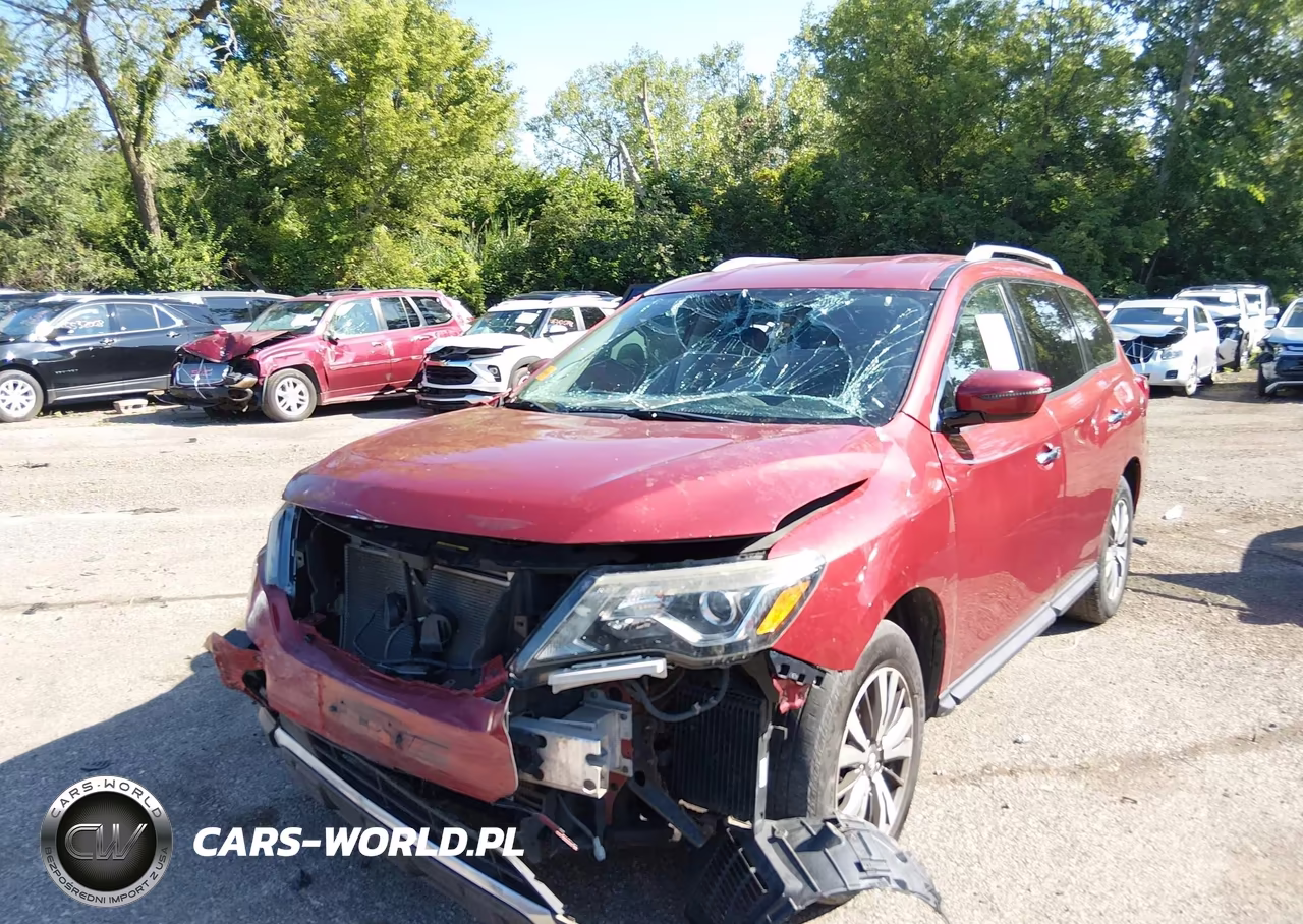 2017 Nissan Pathfinder Platinum-S-Sl-Sv VIN:5N1DR2MM8HC607107 - 2