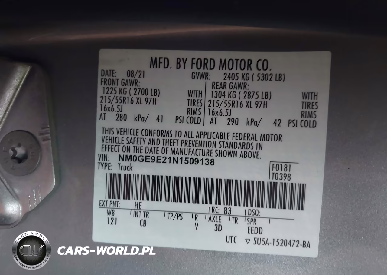 2022 Ford Transit Connect Xl Passenger VIN:NM0GE9E21N1509138 - 9