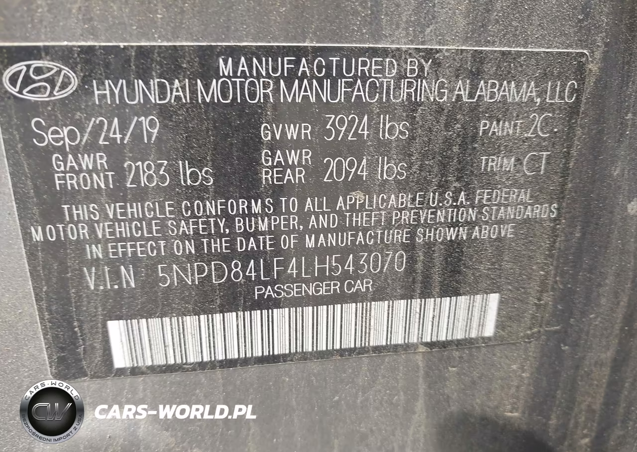 2020 Hyundai Elantra Sel VIN:5NPD84LF4LH543070 - 9