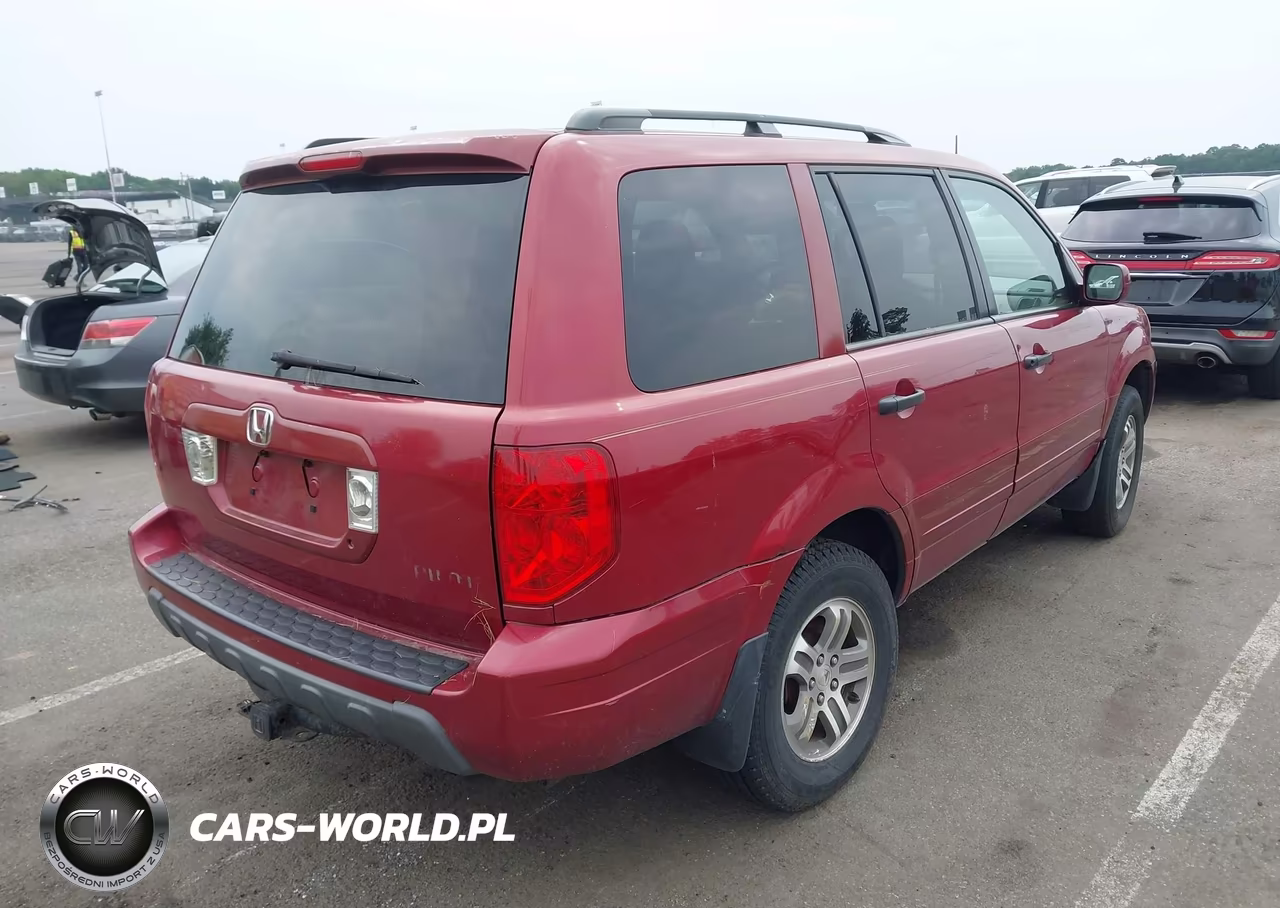 2004 Honda Pilot Ex-L VIN:2HKYF18564H518064 - 4