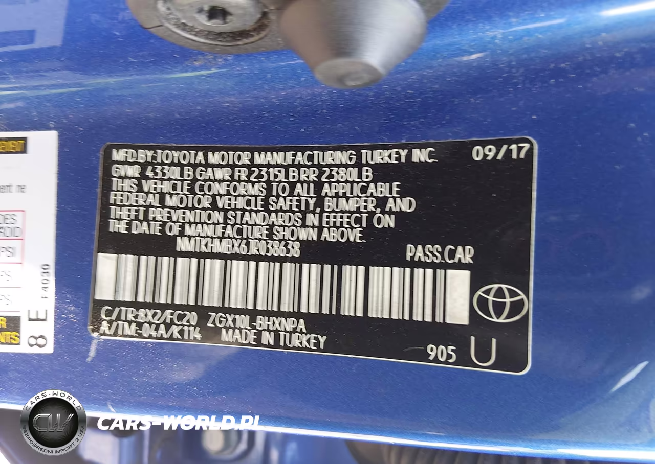 2018 Toyota C-Hr Xle VIN:NMTKHMBX6JR038638 - 9