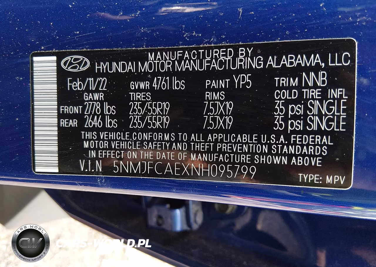 2022 Hyundai Tucson Sel VIN:5NMJFCAEXNH095799 - 9