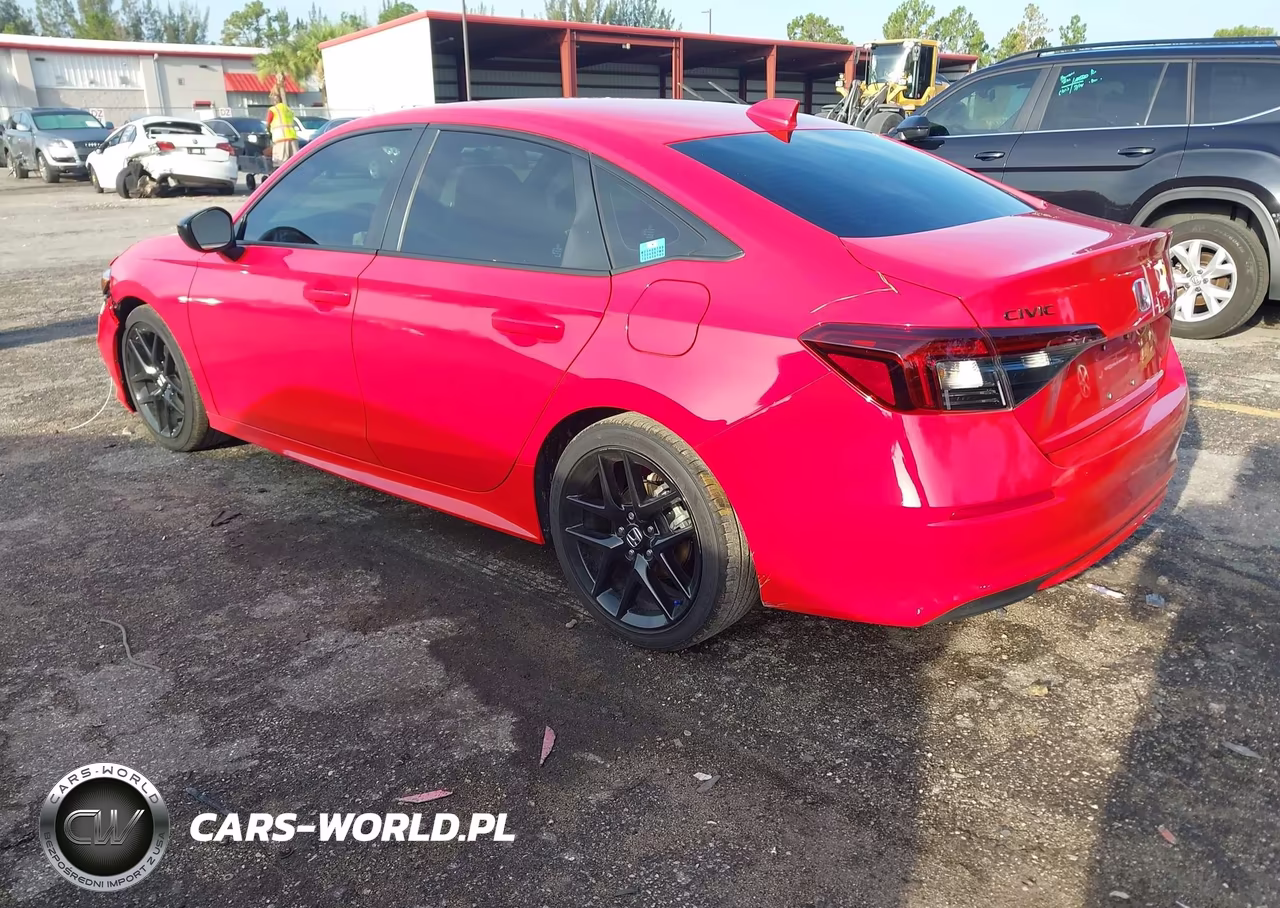 2026 Honda Civic Sport VIN:2HGFE2F57TH506940 - 3