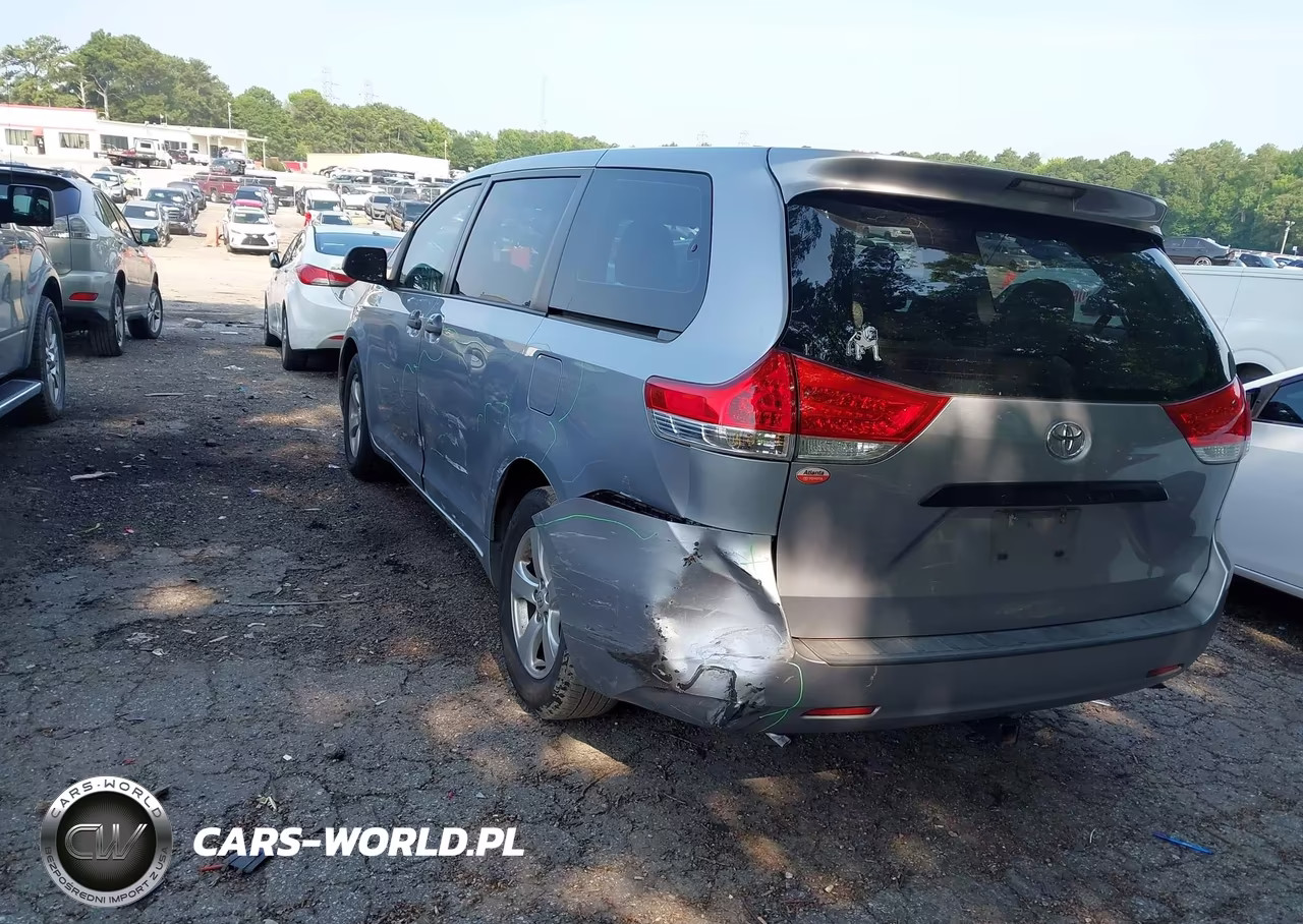 2012 Toyota Sienna Base 7 Passenger VIN:5TDKA3DCXCS015313 - 3