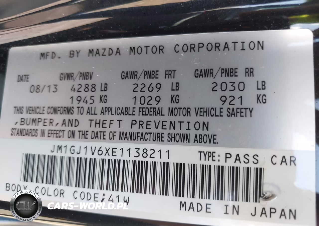 2014 Mazda Mazda6 I Touring VIN:JM1GJ1V6XE1138211 - 9