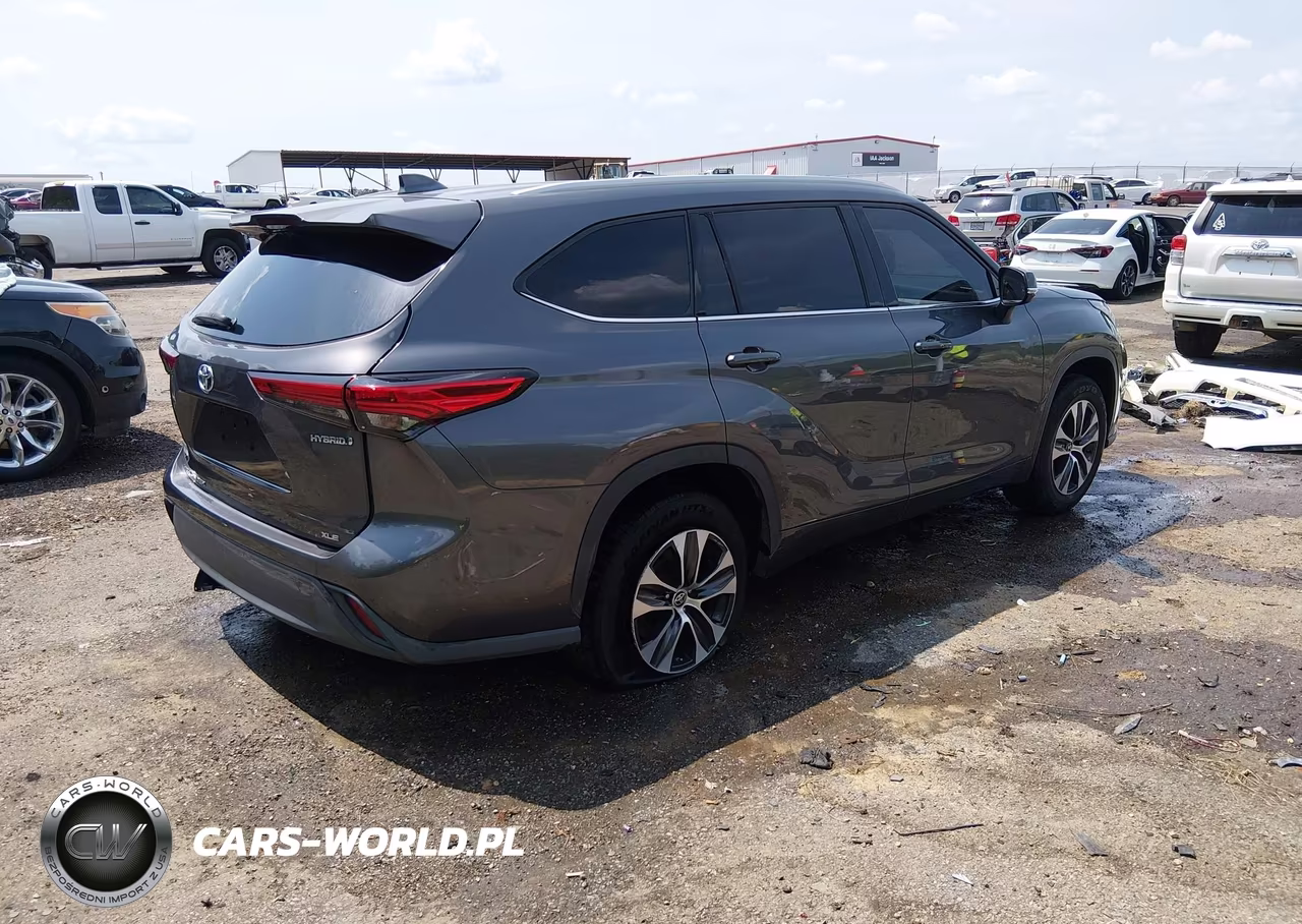 2022 Toyota Highlander Hybrid Xle VIN:5TDGARAH3NS514983 - 4