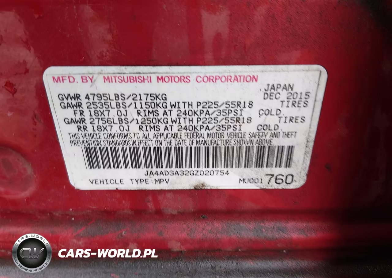 2016 Mitsubishi Outlander Sel VIN:JA4AD3A32GZ020754 - 9