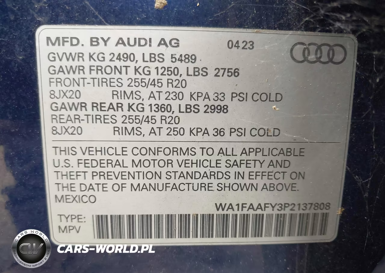 2023 Audi Q5 Prestige 45 Tfsi S Line Quattro S Tronic VIN:WA1FAAFY3P2137808 - 9