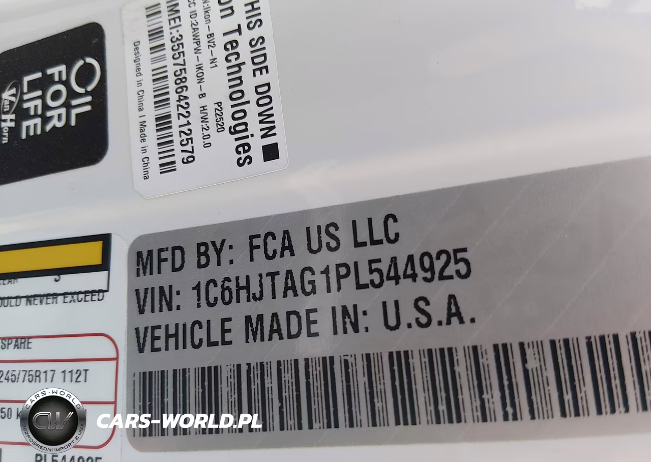 2023 Jeep Gladiator Sport S 4X4 VIN:1C6HJTAG1PL544925 - 9