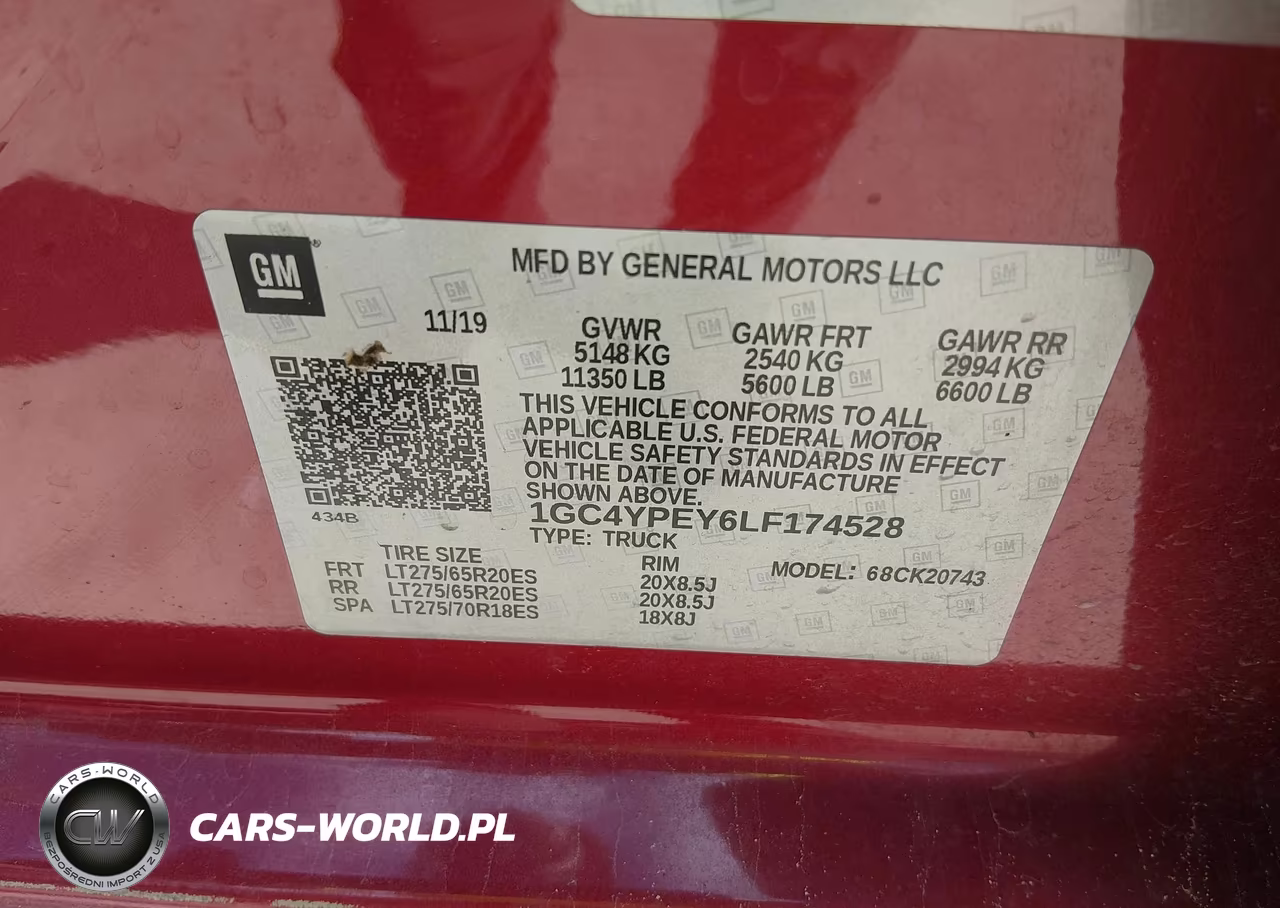 2020 Chevrolet Silverado 2500Hd 4Wd Standard Bed Ltz VIN:1GC4YPEY6LF174528 - 8