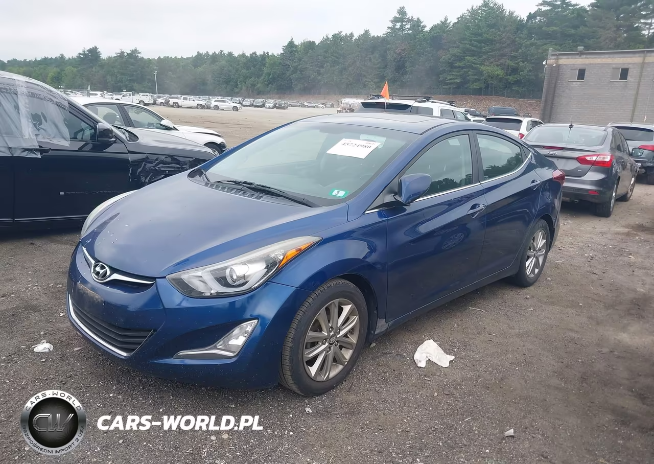 2015 Hyundai Elantra Se VIN:5NPDH4AE3FH554110 - 2