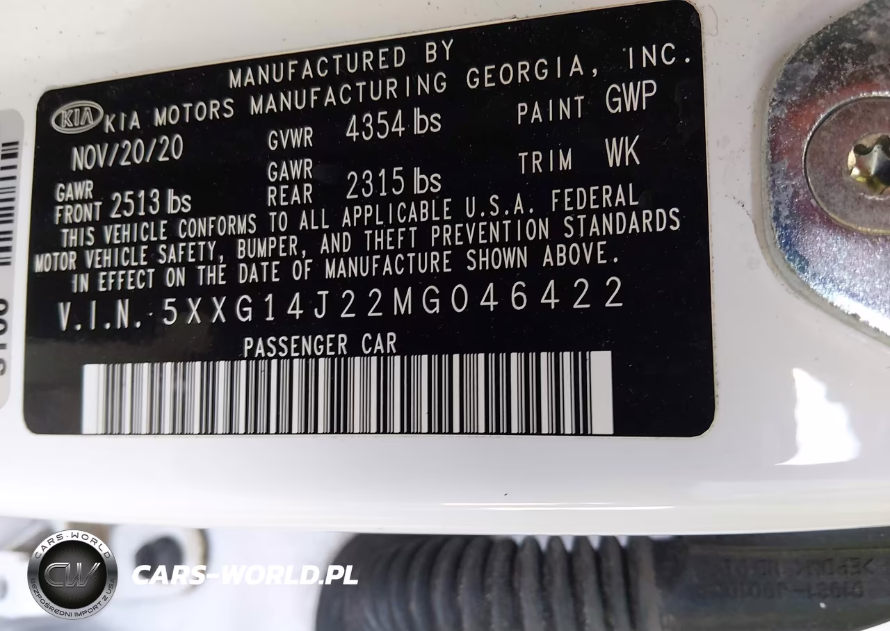 2021 Kia K5 Lxs VIN:5XXG14J22MG046422 - 9