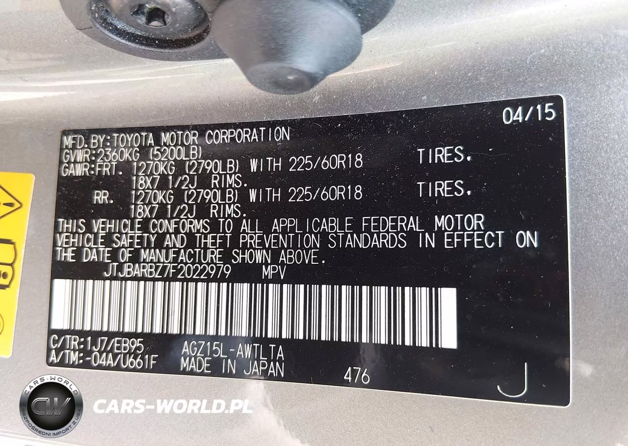 2015 Lexus Nx 200T F Sport VIN:JTJBARBZ7F2022979 - 9