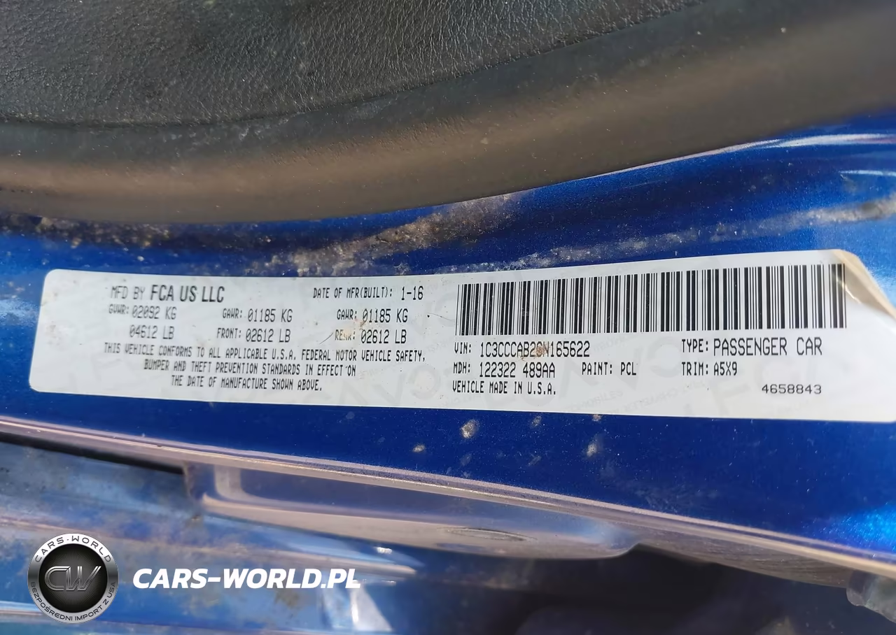 2016 Chrysler 200 Limited VIN:1C3CCCAB2GN165622 - 9